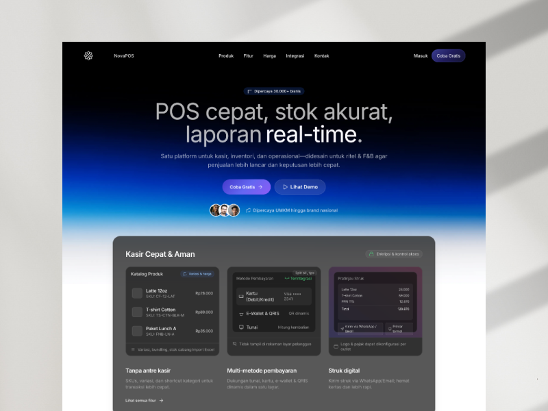 POS Online: Integrasi Penjualan dan Website dalam Satu Platform