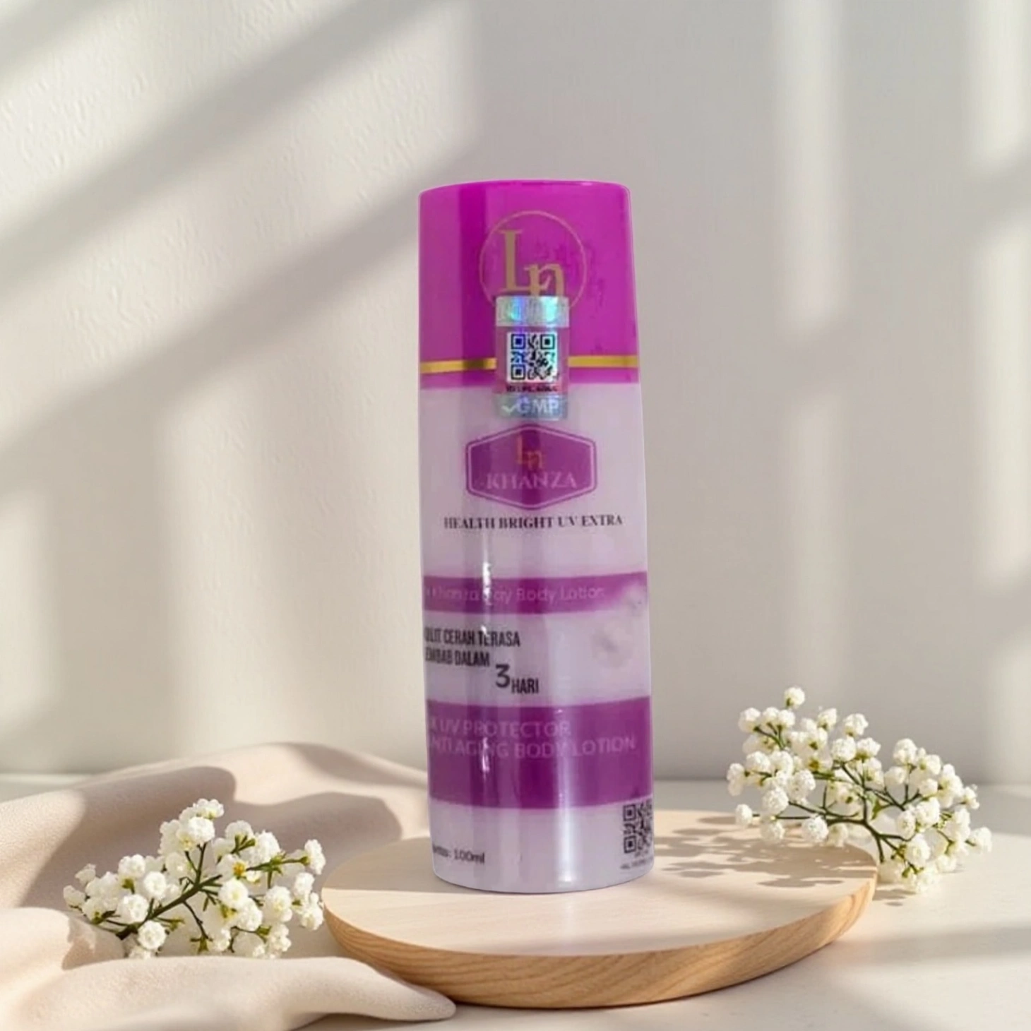 KH KHANZA Body Toner Khanza 100ml (Ungu)